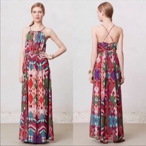 Anthropologie Maeve tarana maxi dress